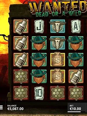 Wanted Dead or a Wild slot in the WazBee games lobby
